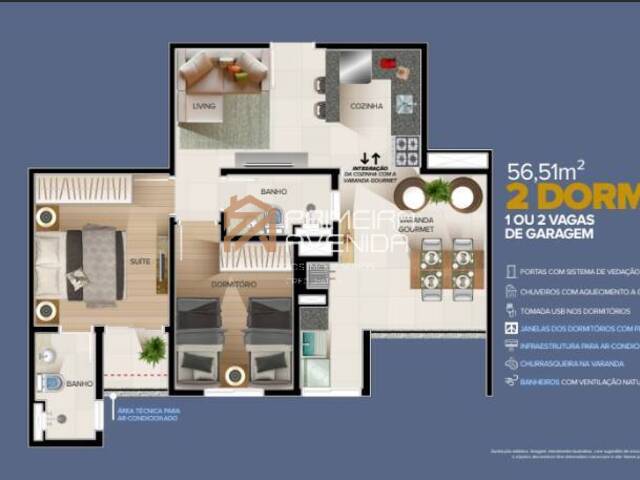 #LC975 - Apartamento para Lançamento em São José dos Campos - SP - 2