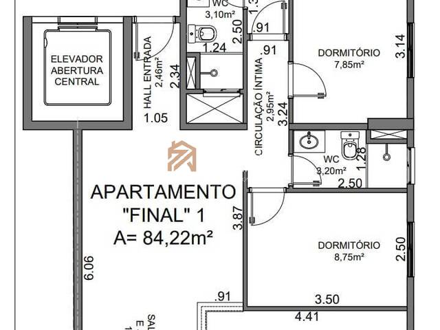 #AP1300 - Apartamento para Venda em Jacareí - SP - 3