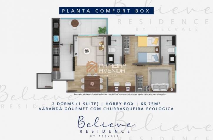 Apartamento à venda com 2 quartos, 64m² - Foto 11