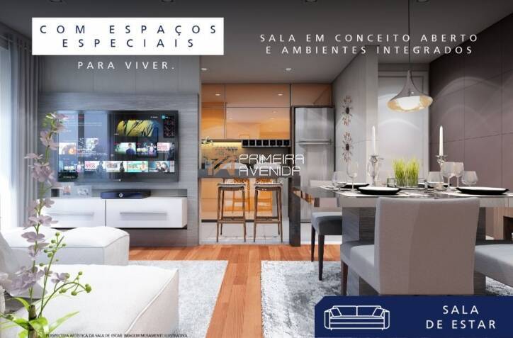 Apartamento à venda com 2 quartos, 64m² - Foto 4