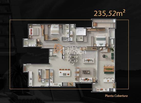 Apartamento à venda com 3 quartos, 114m² - Foto 3