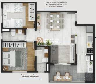 Apartamento à venda com 2 quartos, 63m² - Foto 5