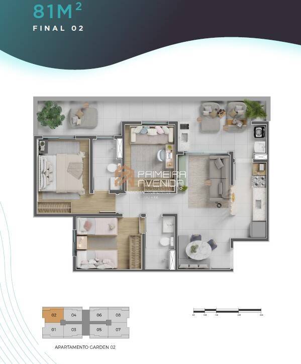 Apartamento à venda com 2 quartos, 54m² - Foto 7