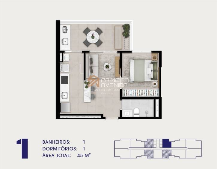 Apartamento à venda com 2 quartos, 69m² - Foto 23