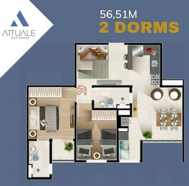 Apartamento à venda com 2 quartos, 56m² - Foto 17